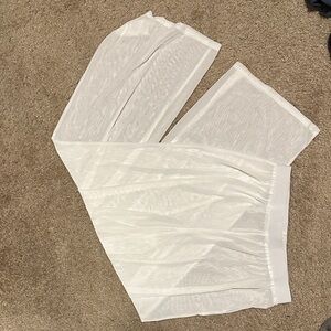White Sheer pants